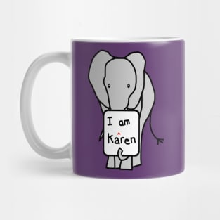 Elephant and Karen Memes Mug